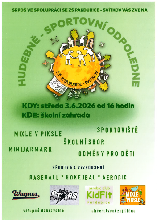 HUDEBNĚ - SPORTOVNÍ ODPOLEDNE – obrázek 1
